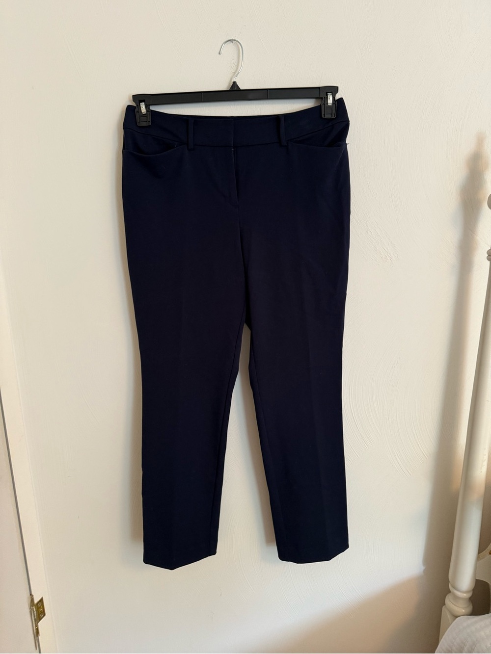 Ann Taylor Factory Navy Straight Leg Dress Pants